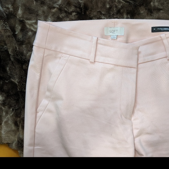 Modern Skinny Pink Anne Taylor Pants - Picture 1 of 3